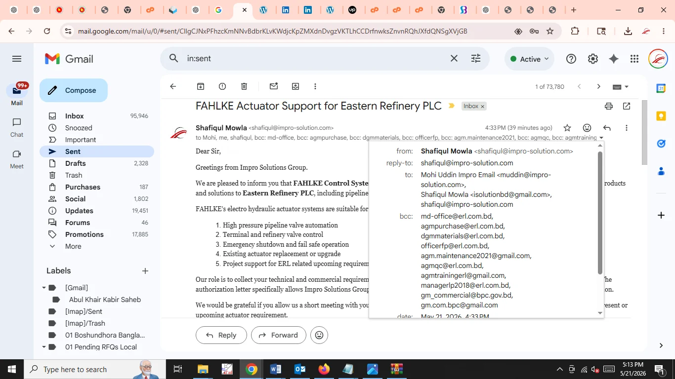 FAHLKE email proof sent to ERL contacts