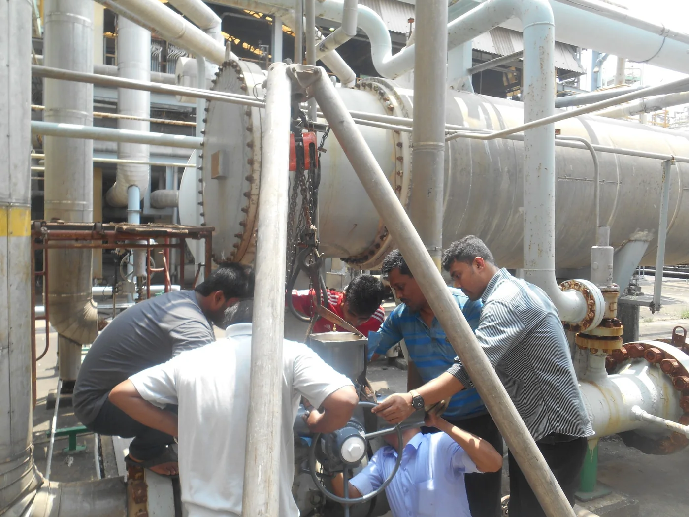 Rotork actuator site installation work at Chittagong Urea Fertilizer Limited