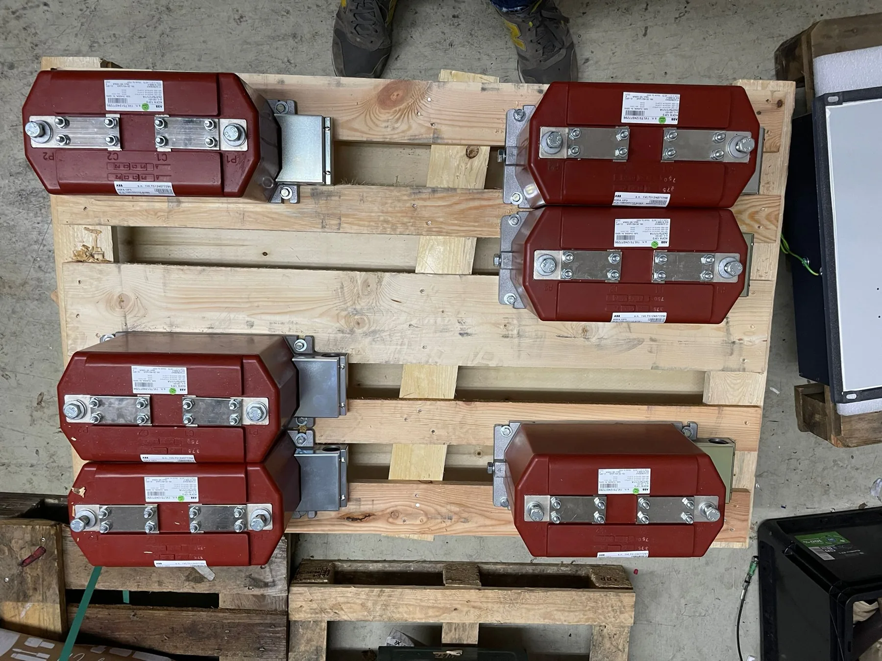 abb kofa 12f3 busbar current transformers pallet assembly supplied goods evidence for grid / substation protection by Impro Solutions Bangladesh and Impro Solutions UK. abb kofa 12f3 busbar current transformers pallet assembly supplied goods evidence for grid / substation protection by Impro Solutions Bangladesh and Impro Solutions UK.