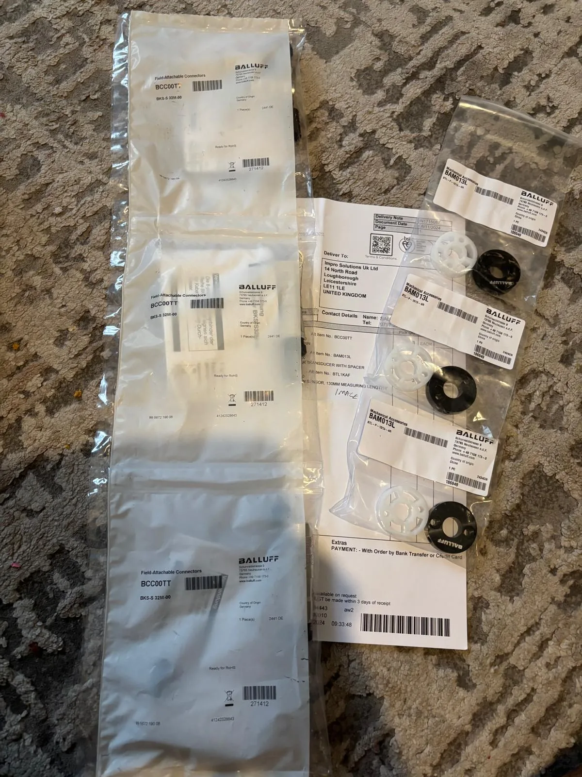 balluff bcc0tt field attachable connector bks gs 3289 00 supplied goods evidence for automation connector / sensor accessory by Impro Solutions Bangladesh and Impro Solutions UK. balluff bcc0tt field attachable connector bks gs 3289 00 supplied goods evidence for automation connector / sensor accessory by Impro Solutions Bangladesh and Impro Solutions UK.