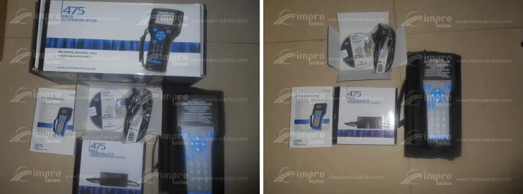 emerson 1 supplied goods evidence for instrumentation / field communicator by Impro Solutions Bangladesh and Impro Solutions UK.