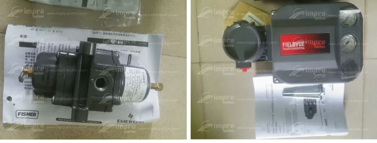 fisher 01 supplied goods evidence for control valve / process control by Impro Solutions Bangladesh and Impro Solutions UK.