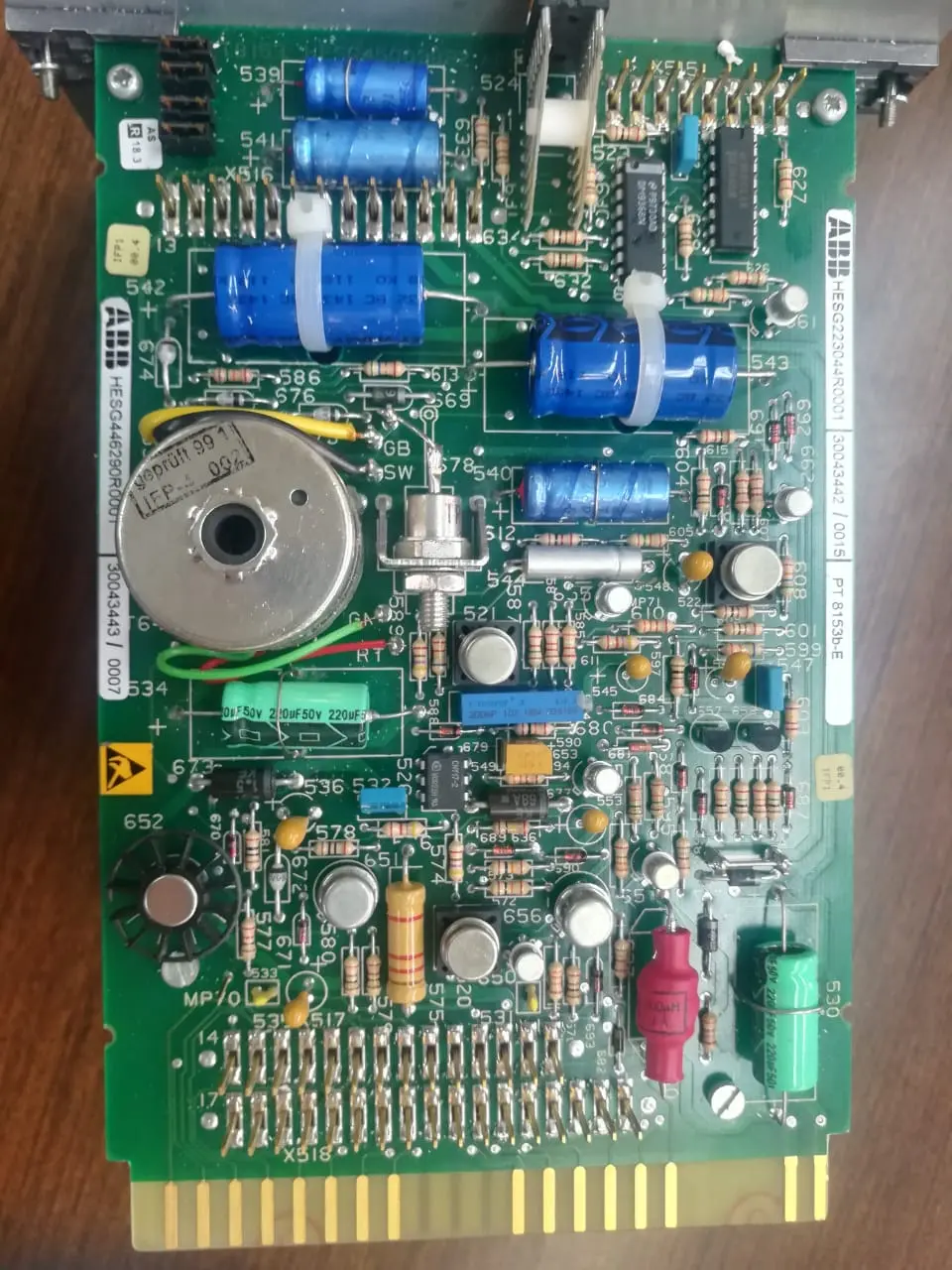 Component side of ABB Procontrol K controller card