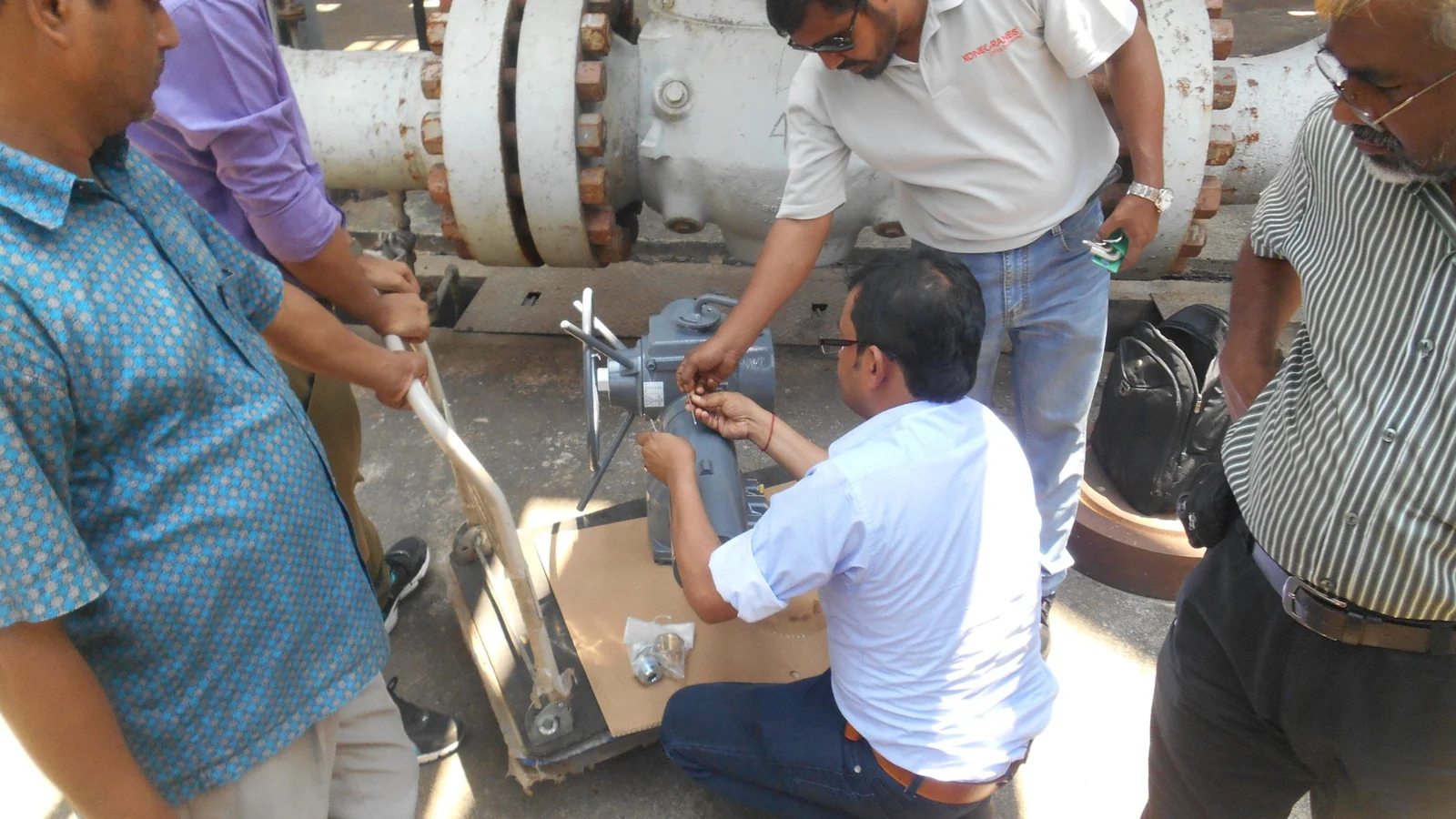Rotork actuator site installation and commissioning at CUFL