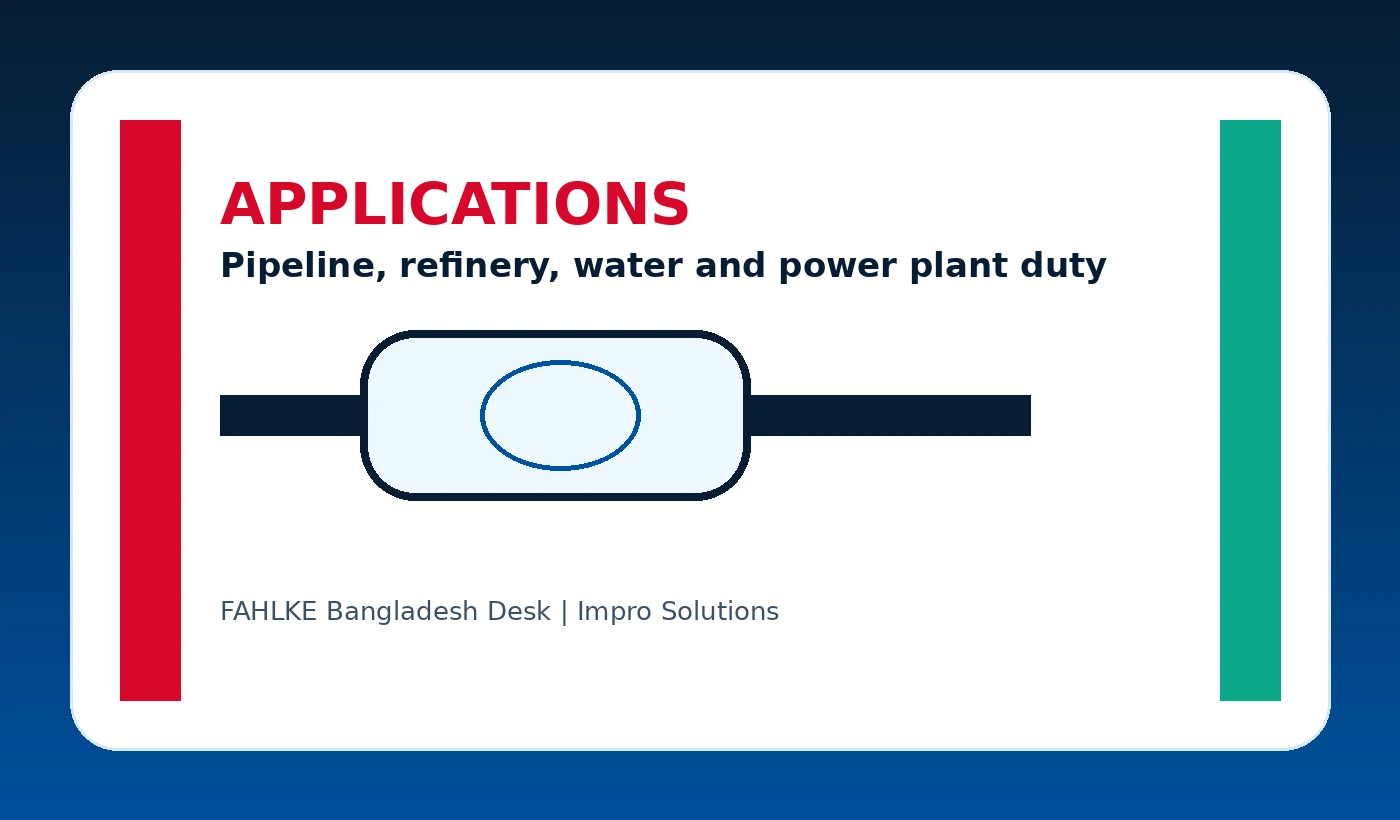 FAHLKE applications for Bangladesh critical valve duty. FAHLKE Bangladesh valve automation support image